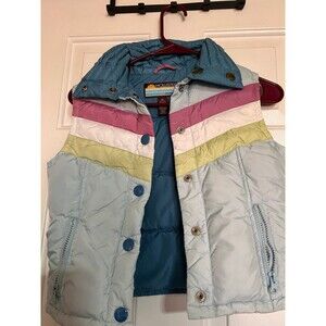 Vintage Hollister puffer vest. Double sided y2k